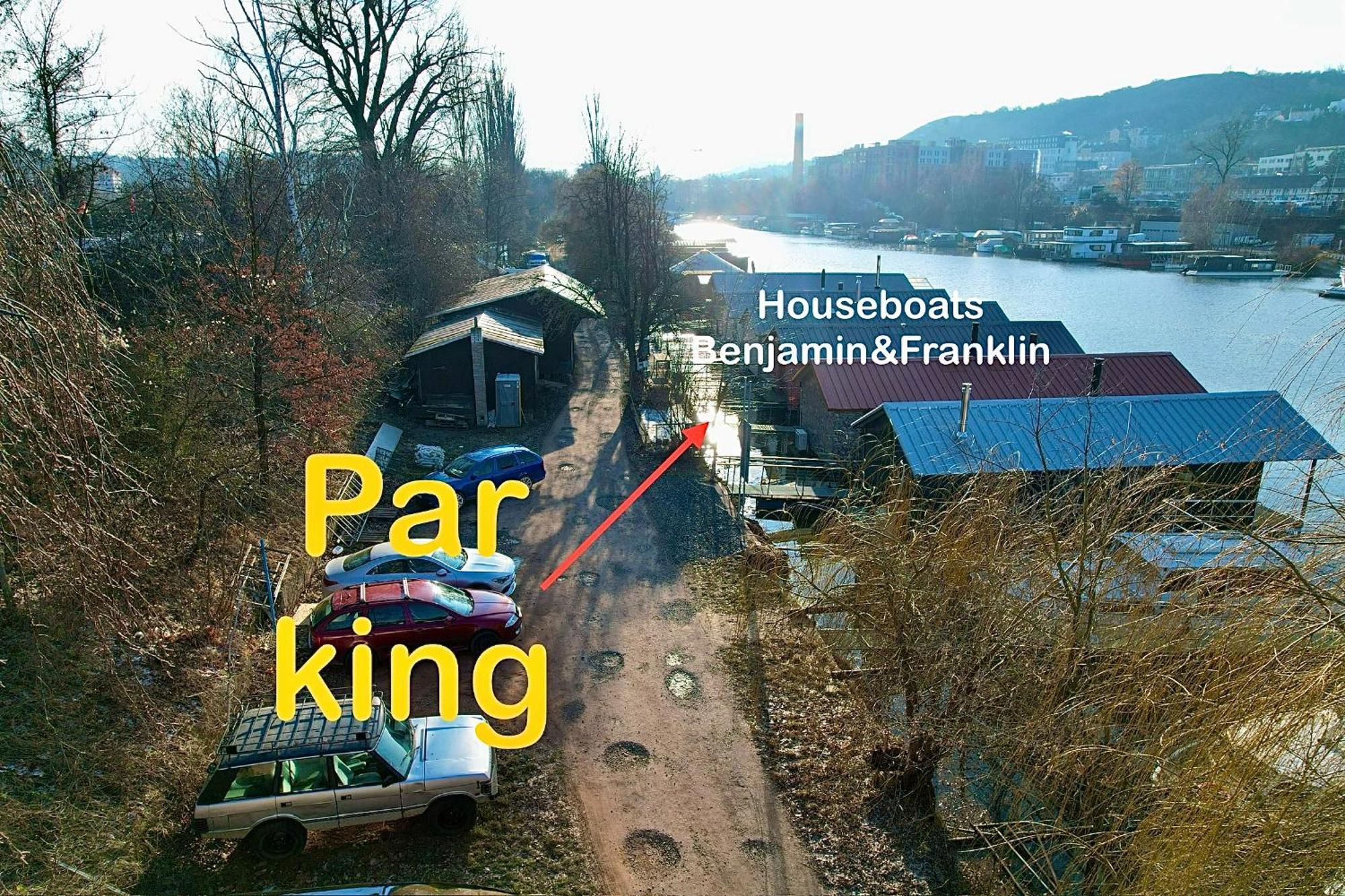 Houseboat Benjamin - Houseboats Benjamin & Franklin Hotel Prága Kültér fotó